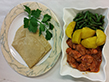 Roti met de kipfilet