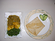 Roti met lamsvlees